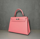 Hermès Rose Confetti Kelly Sellier 25 Palladium Hardware