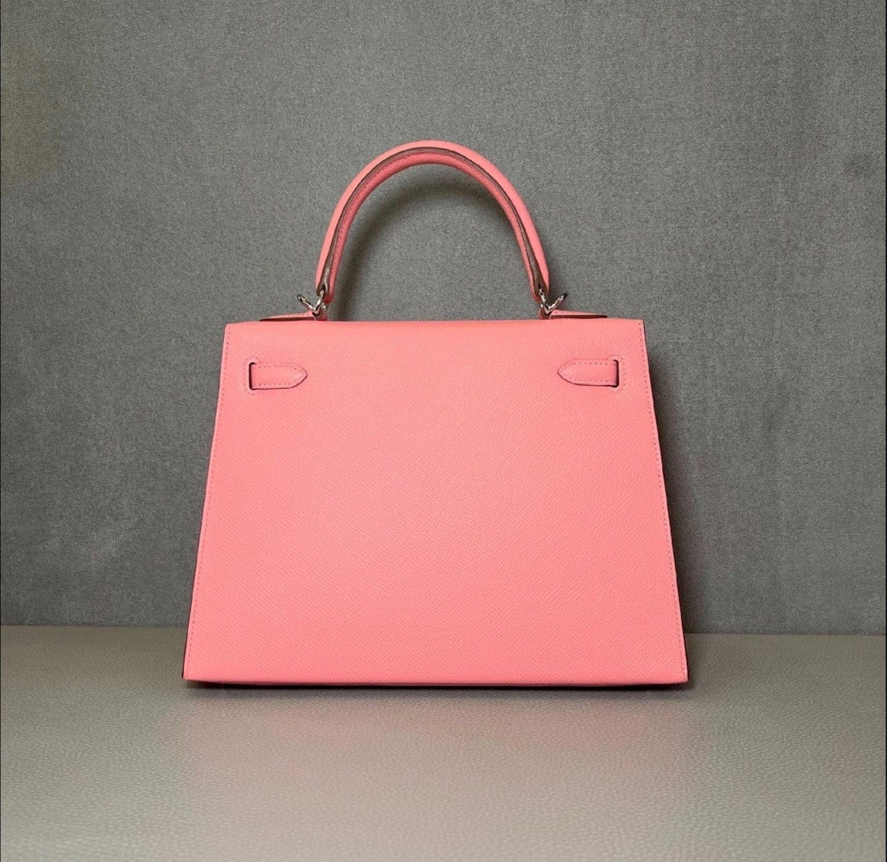 Hermès Rose Confetti Kelly Sellier 25 Palladium Hardware