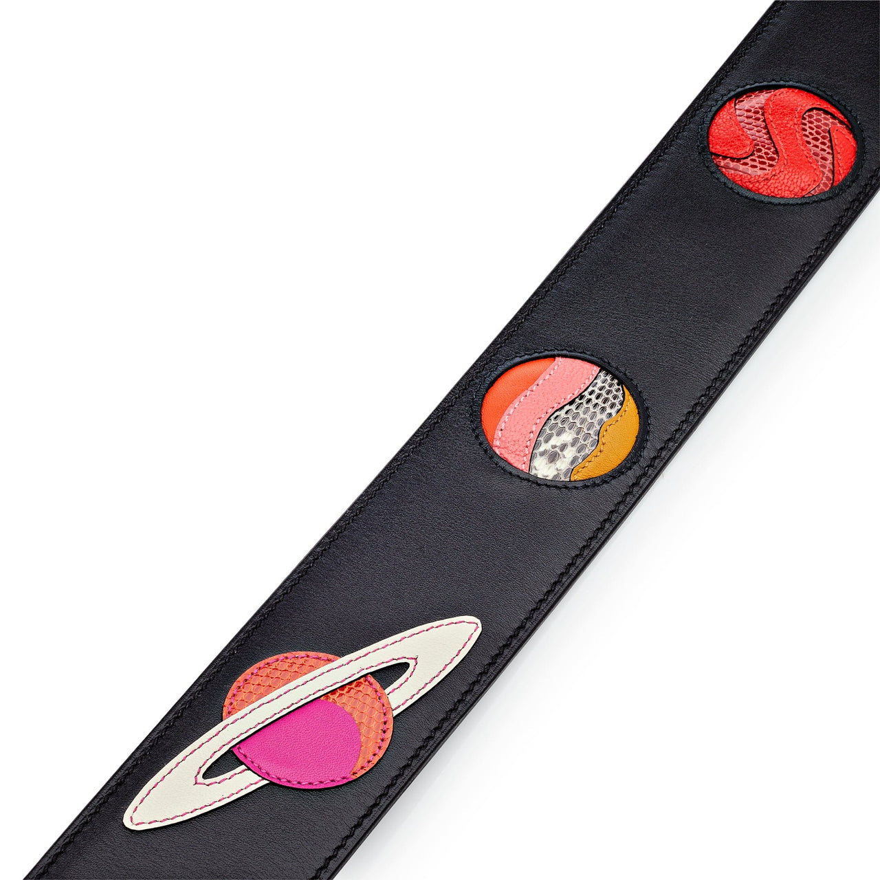 Hermès Space Sac à Malice Noir / Multicolore Monsieur and Lizard Palladium Hardware Wrist Aficionado