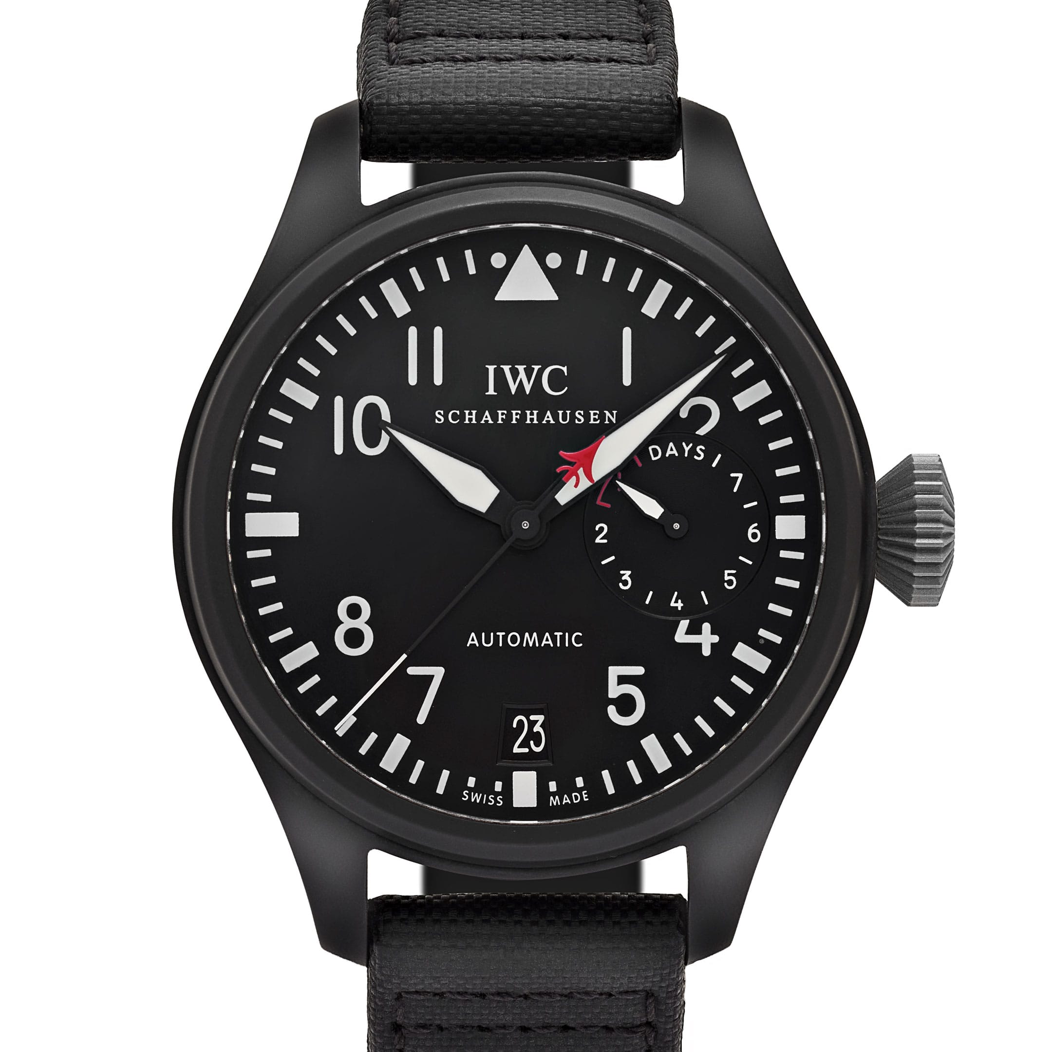 IWC Big Pilot Top Gun IW501901 Black Ceramic Titanium Black Dial Automatic 7-Day Power Reserve (2014)