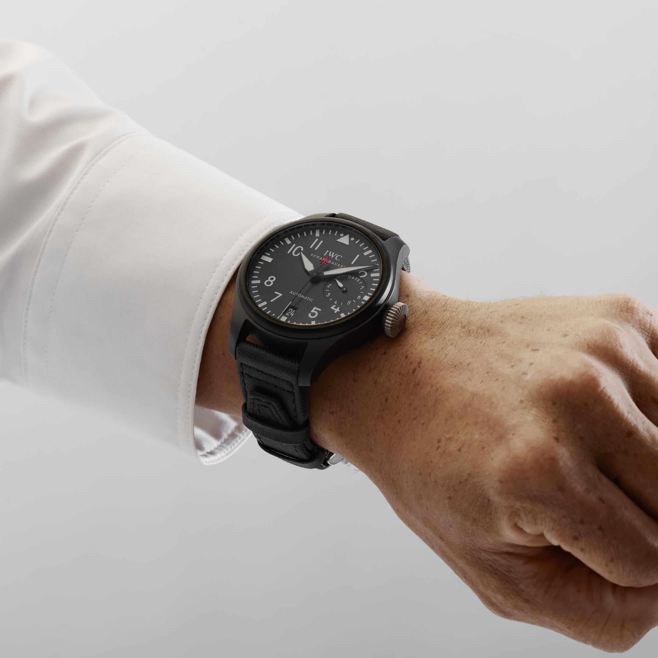 IWC Big Pilot Top Gun IW501901 Black Ceramic Titanium Black Dial Automatic 7-Day Power Reserve (2014)