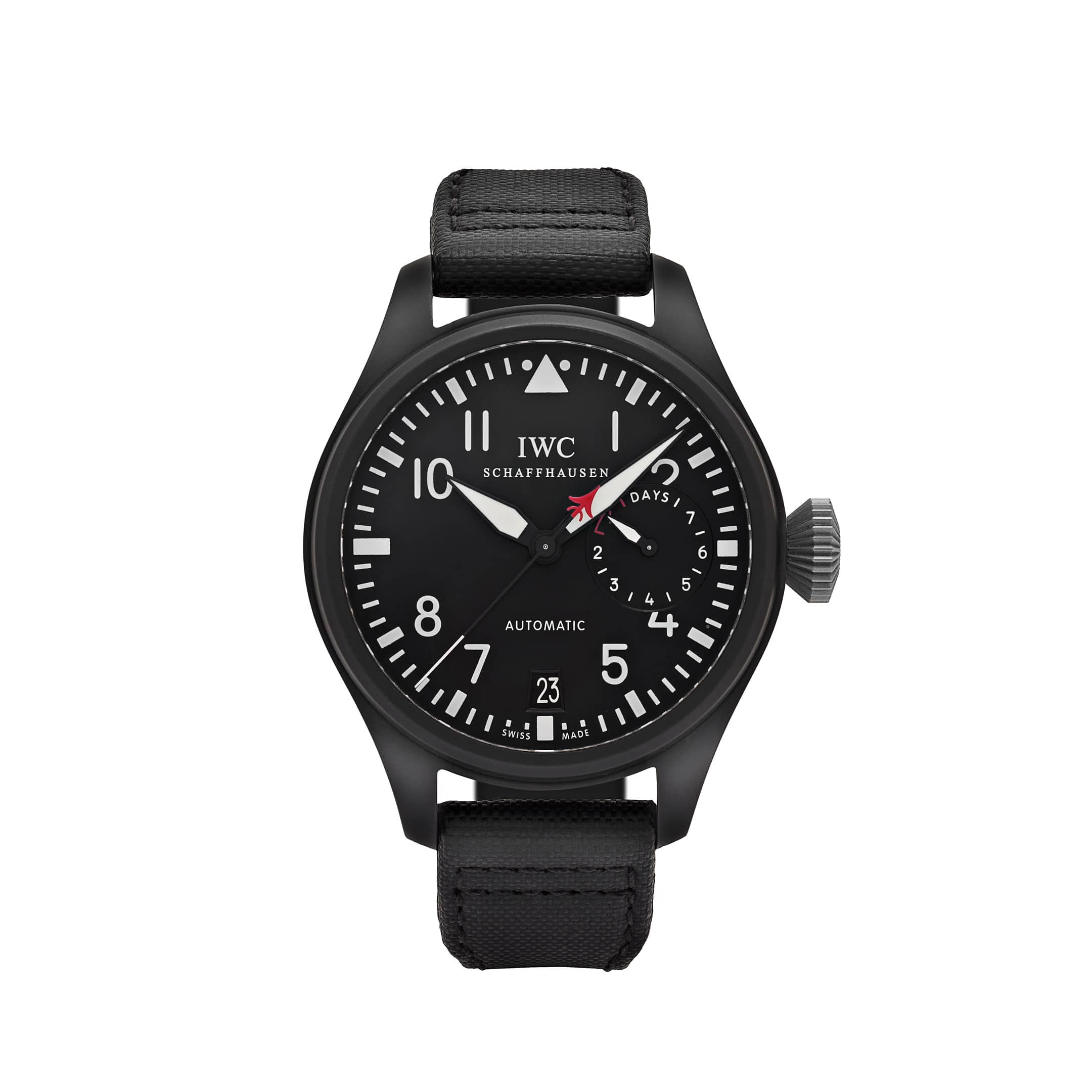 IWC Big Pilot Top Gun IW501901 Black Ceramic Titanium Black Dial Automatic 7-Day Power Reserve (2014)