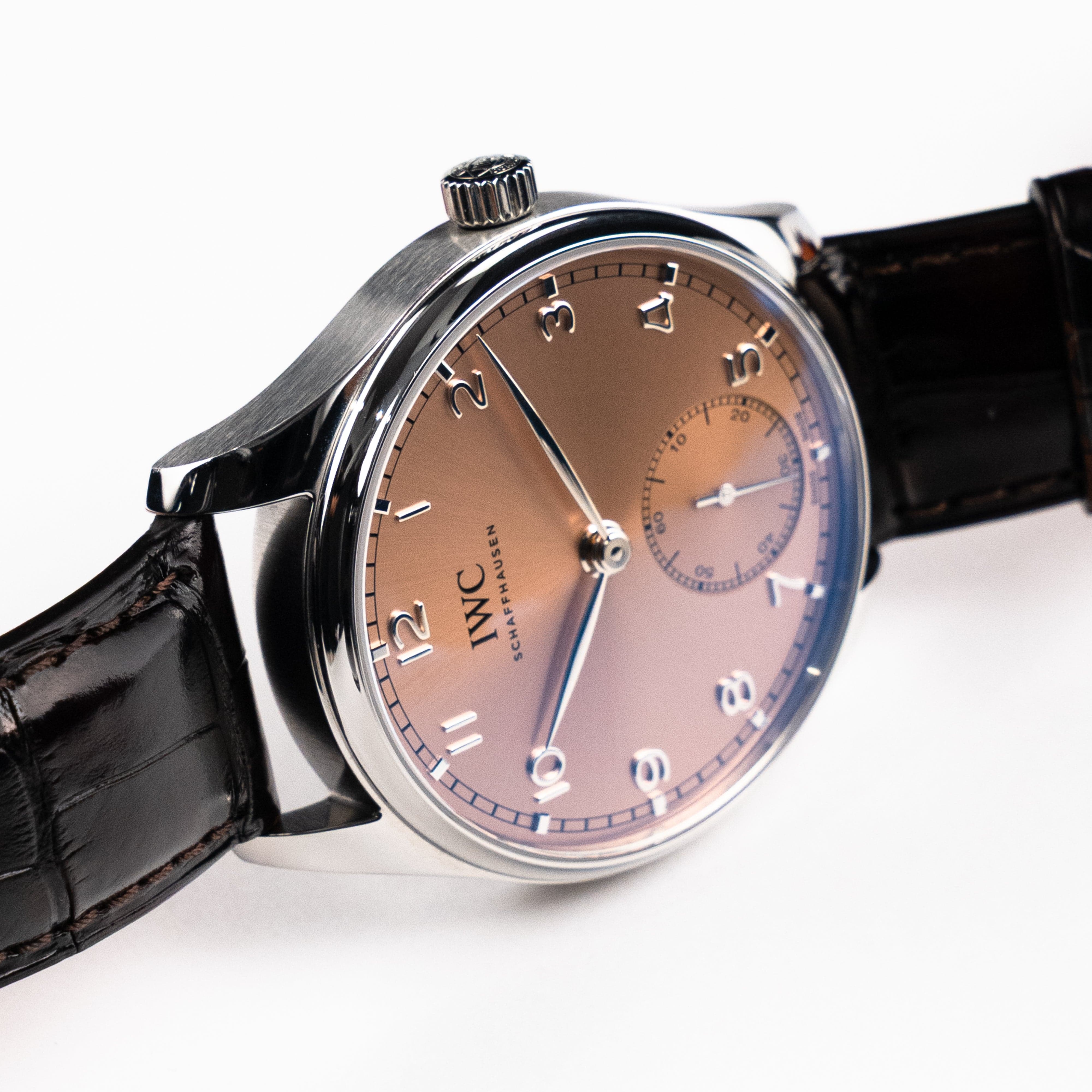 IWC Portugieser Automatic 40 IW358313 Stainless Steel Salmon Dial (2023)
