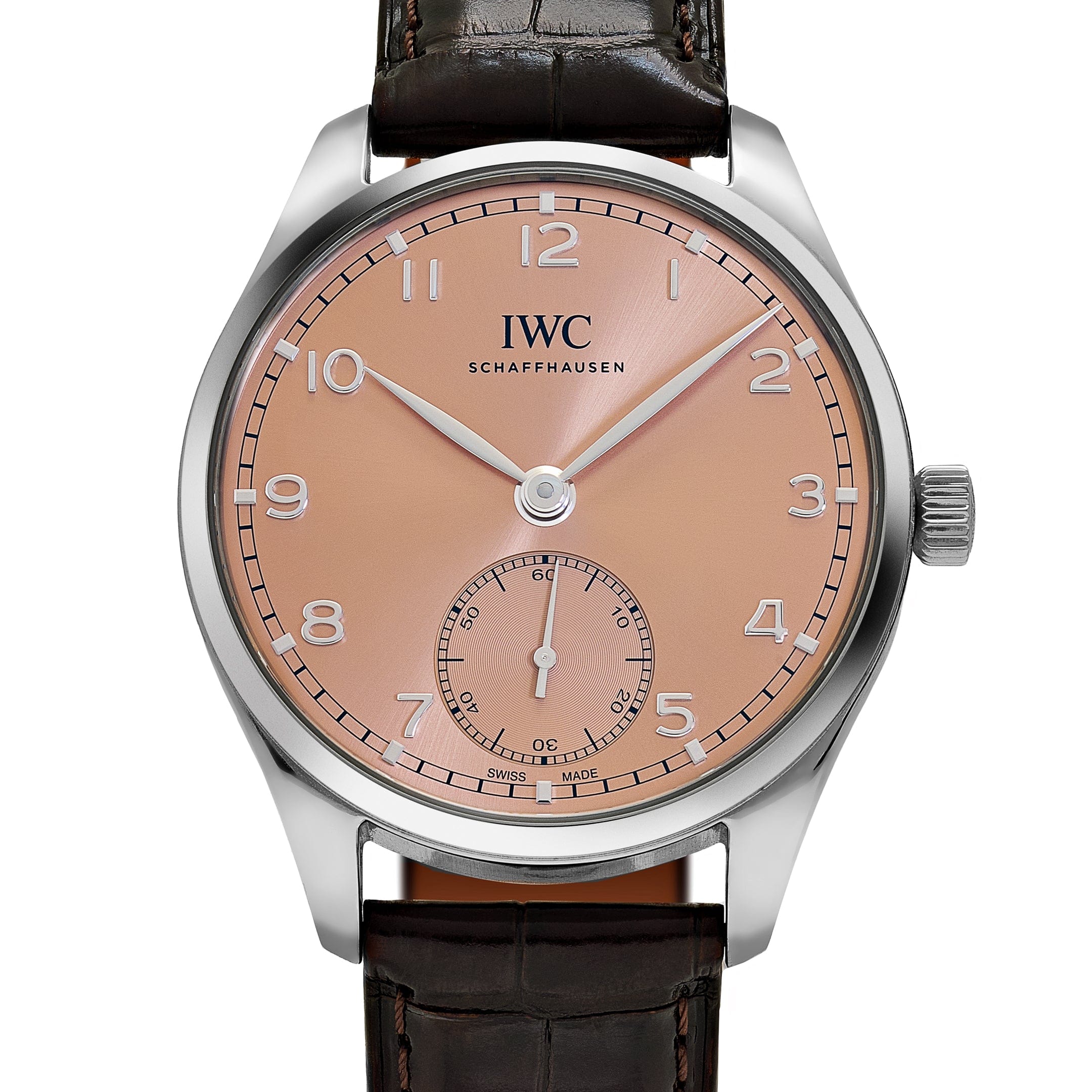 IWC Portugieser Automatic 40 IW358313 Stainless Steel Salmon Dial (2023)