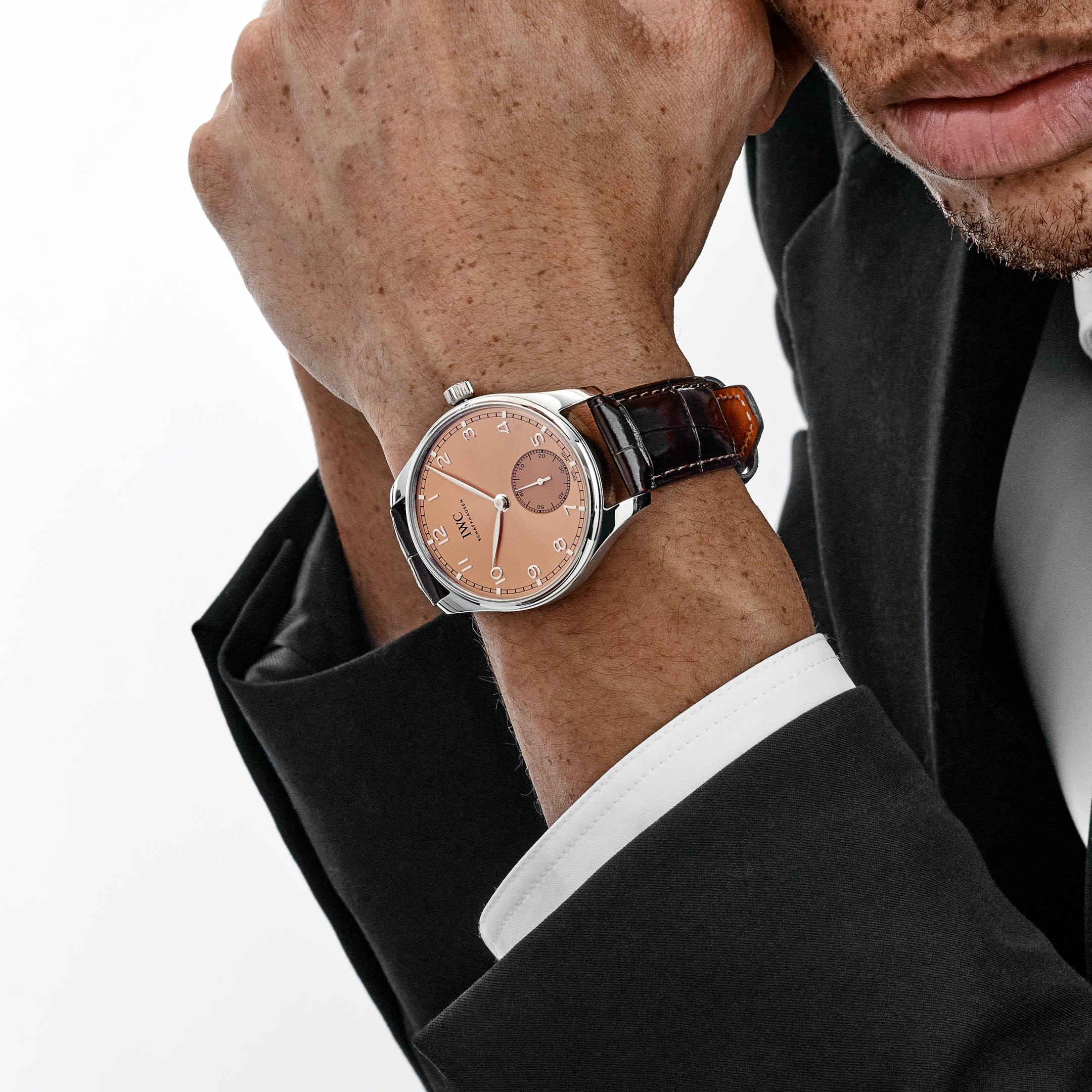 IWC Portugieser Automatic 40 IW358313 Stainless Steel Salmon Dial (2023)