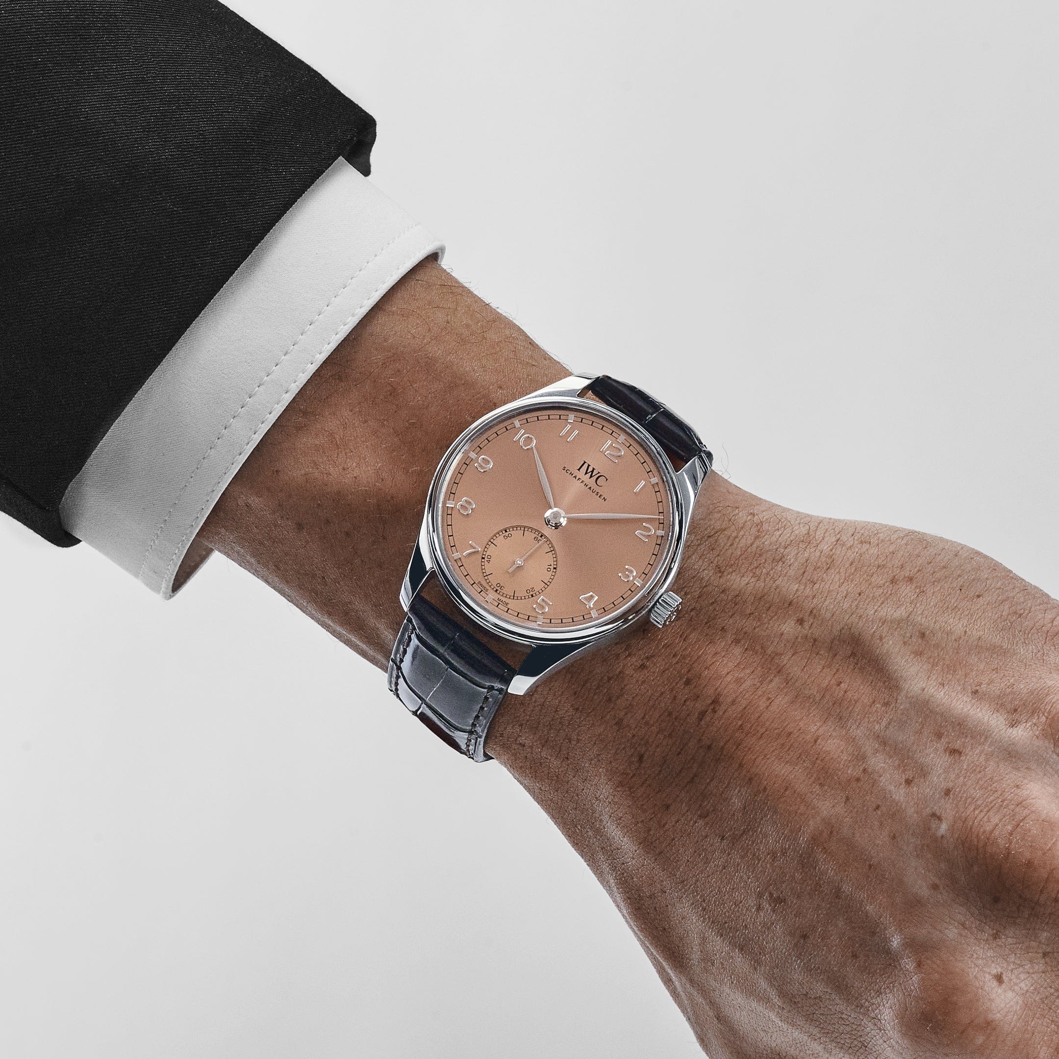 IWC Portugieser Automatic 40 IW358313 Stainless Steel Salmon Dial (2023)