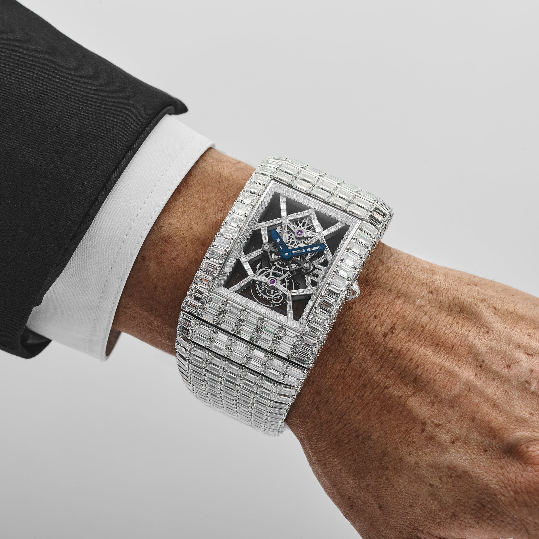 Jacob & Co. Billionaire III BL115.30 Tourbillon White Gold Diamond-Set Limited Edition of 18