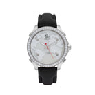 Jacob & Co. Five Time Zones JC-47WW 'Ladies' Stainless Steel Mother of Pearl Dial Diamond-Set