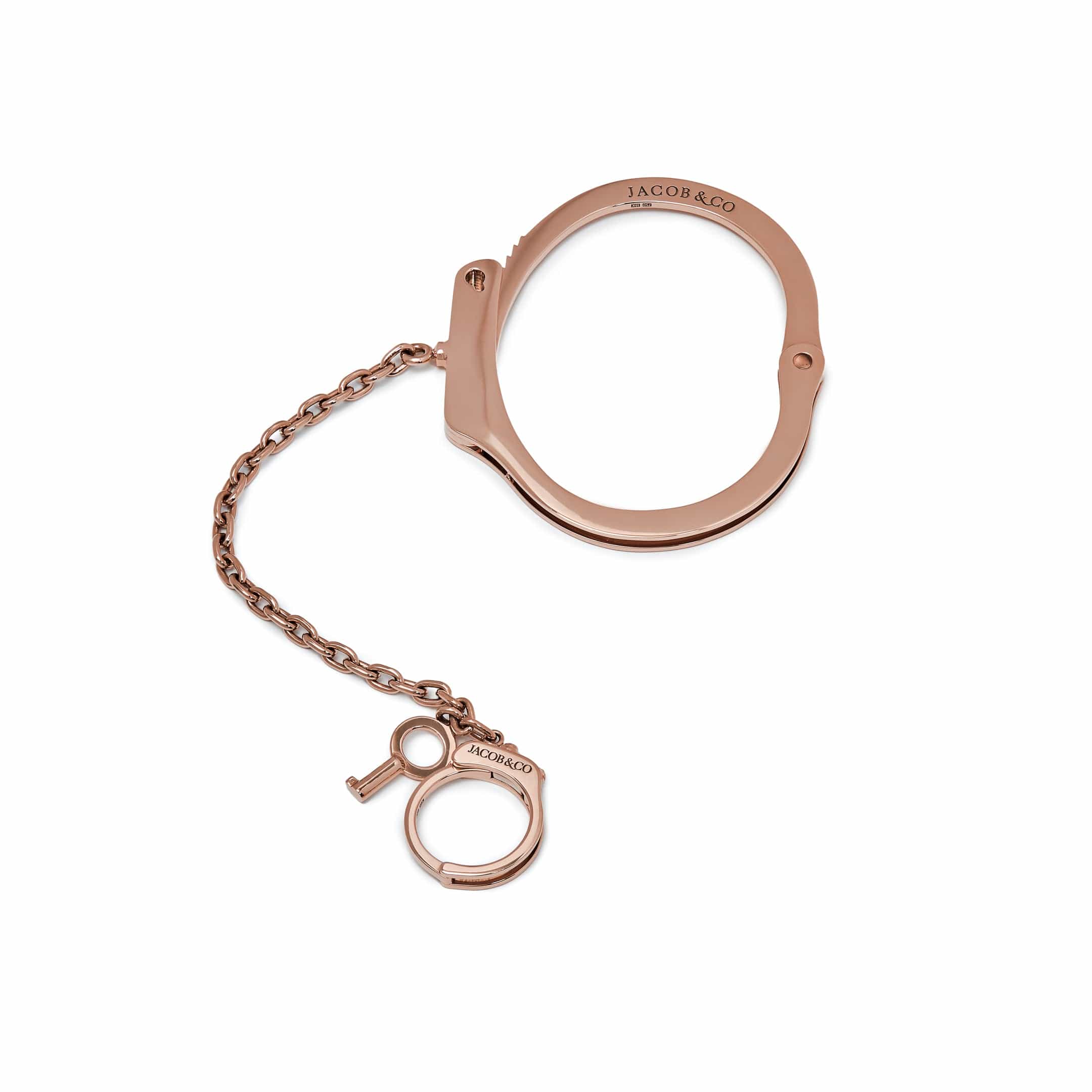 Jacob Co. Love Lockdown Wristlet Handcrafted in 18k Rose Gold