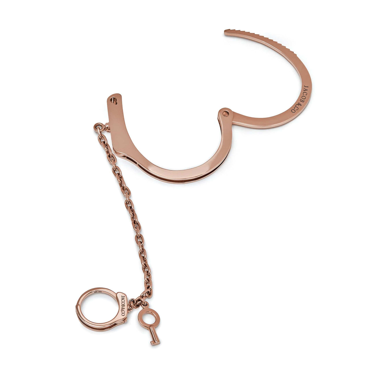 Jacob & Co. 'Love Lockdown' Wristlet Handcrafted in 18k Rose Gold