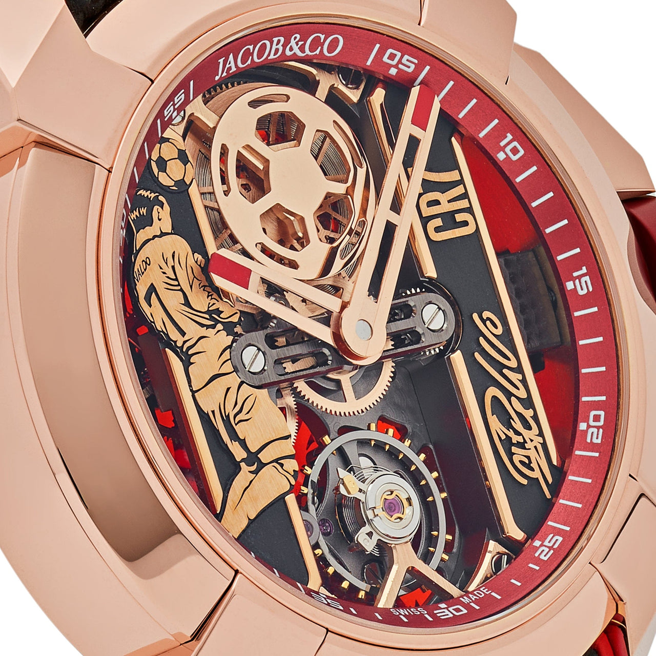 Jacob&Co. V2 CR7 Epic X Collection EX120.43.AE.AA.A Flight of CR7 Rose Gold Limited edition (2024)