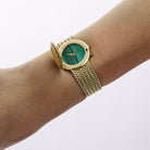 Jaeger-LeCoultre 4154 21 Yellow Gold Coin Malachite Secret Hours Dial Made For The Kingdom Of Saudi Arabia