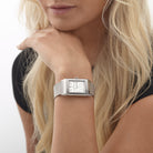 Jaeger-LeCoultre Reverso Q713312J Tribute Monoface Small Seconds White Gold Silver Dial Mesh Bracelet Limited Edition of 200