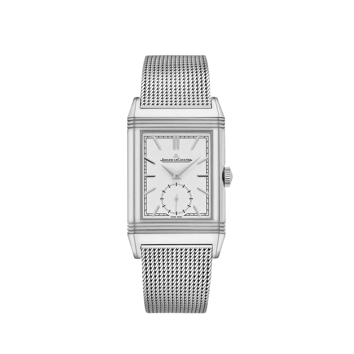 Jaeger-LeCoultre Reverso Q713312J Tribute Monoface Small Seconds White Gold Silver Dial Mesh Bracelet Limited Edition of 200 (2026)