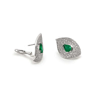 Thumbnail for Jardin Emerald and Diamond Earrings