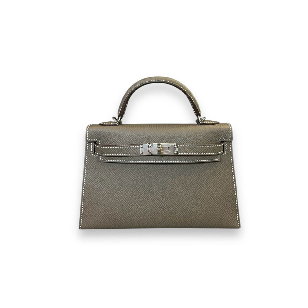 Kelly II Sellier Mini 20 Epsom Etoupe Palladium Hardware