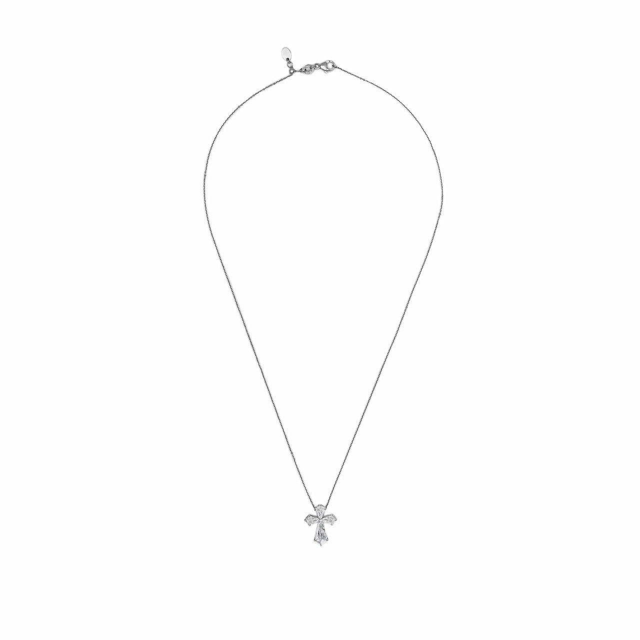 Kite Shape Diamond Cross Pendant Necklace Wrist Aficionado