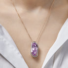 Kunzite Pendant Necklace