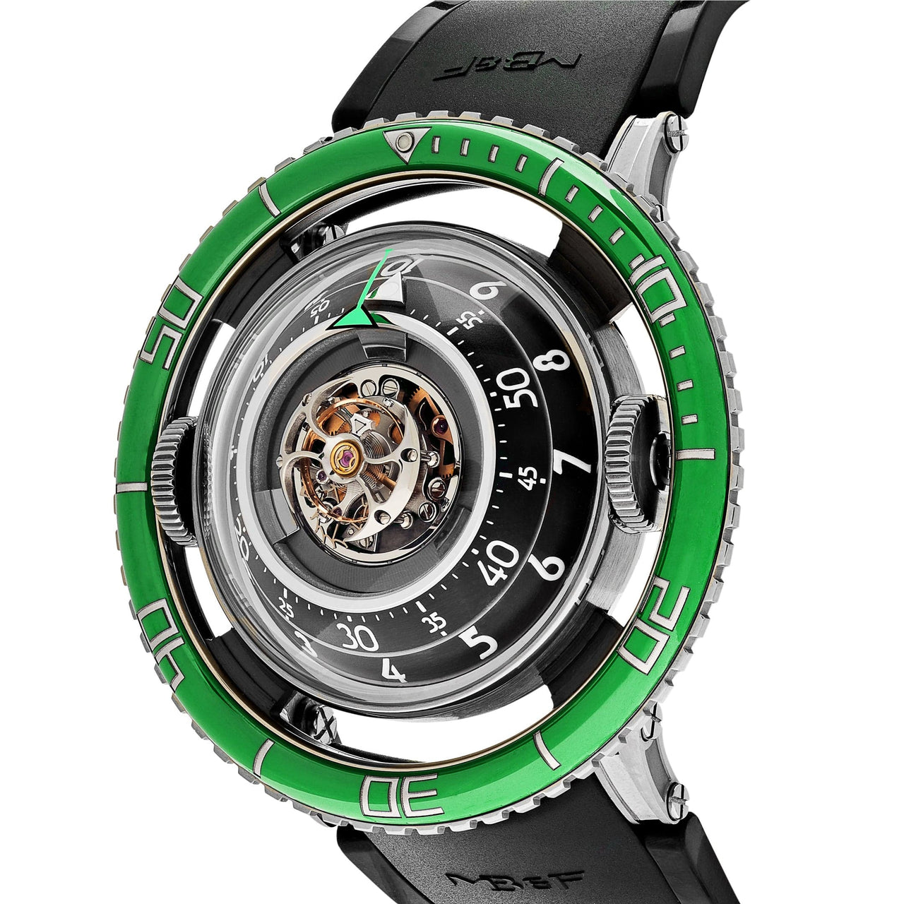 MB&F Horological Machine 70.TGL.B Aquapod Titanium Green Limited to 50pcs