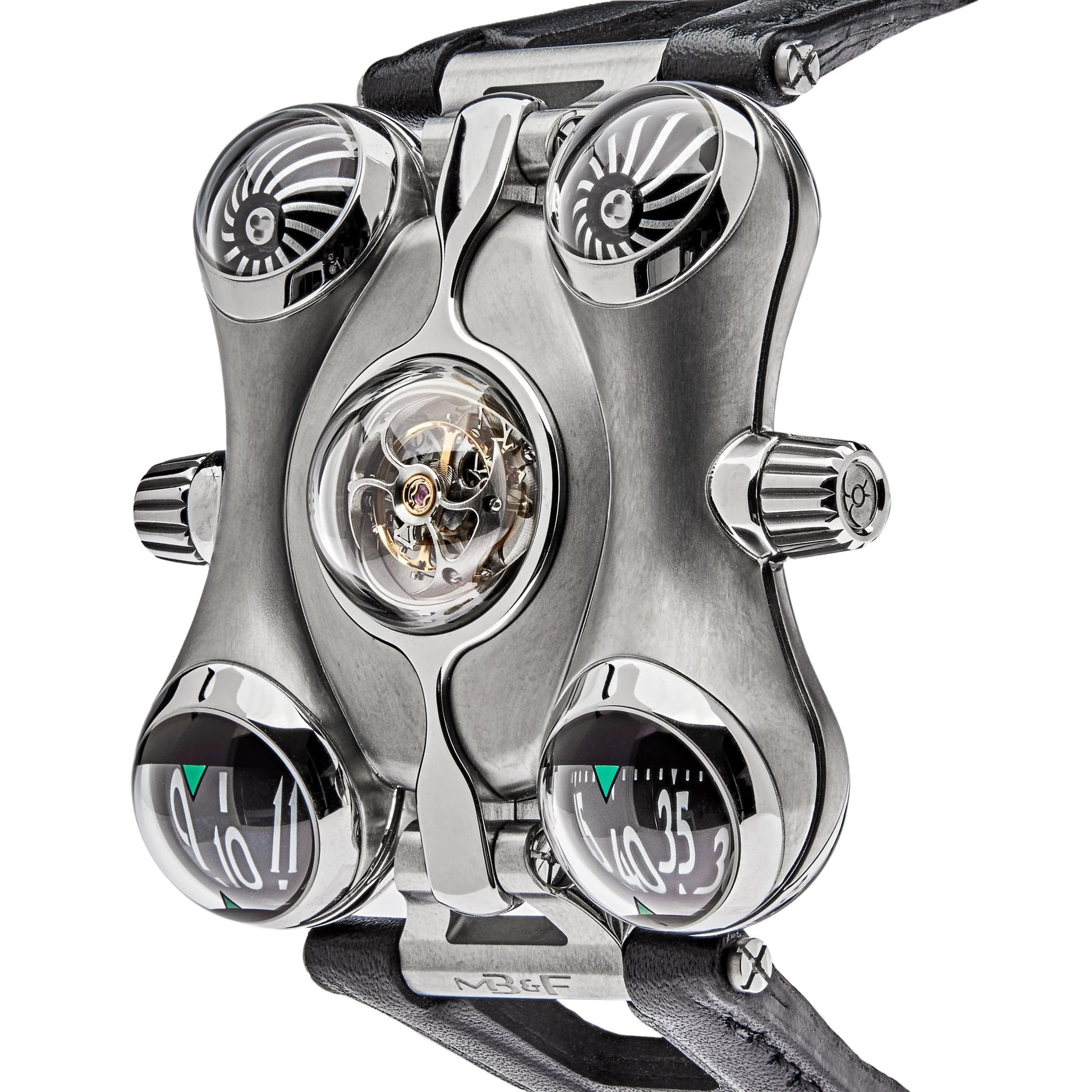 Luxury Watch MB&F Horological Machine N6 Titanium Limited to 50pcs Wrist Aficionado