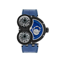 Thumbnail for MB&F MoonMachine Black Titanium Dark Blue Sky 34.BTL.B Limited Edition 18 pcs Wrist Aficionado