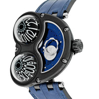 Thumbnail for MB&F MoonMachine Black Titanium Dark Blue Sky 34.BTL.B Limited Edition 18 pcs Wrist Aficionado