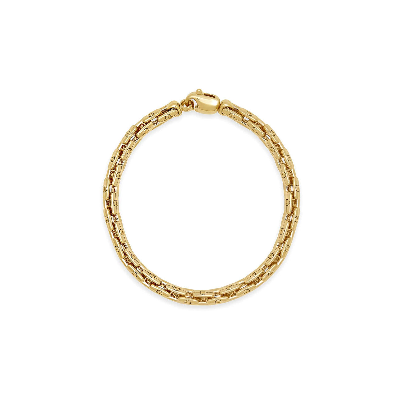 Men's Gold Anchor Bracelet