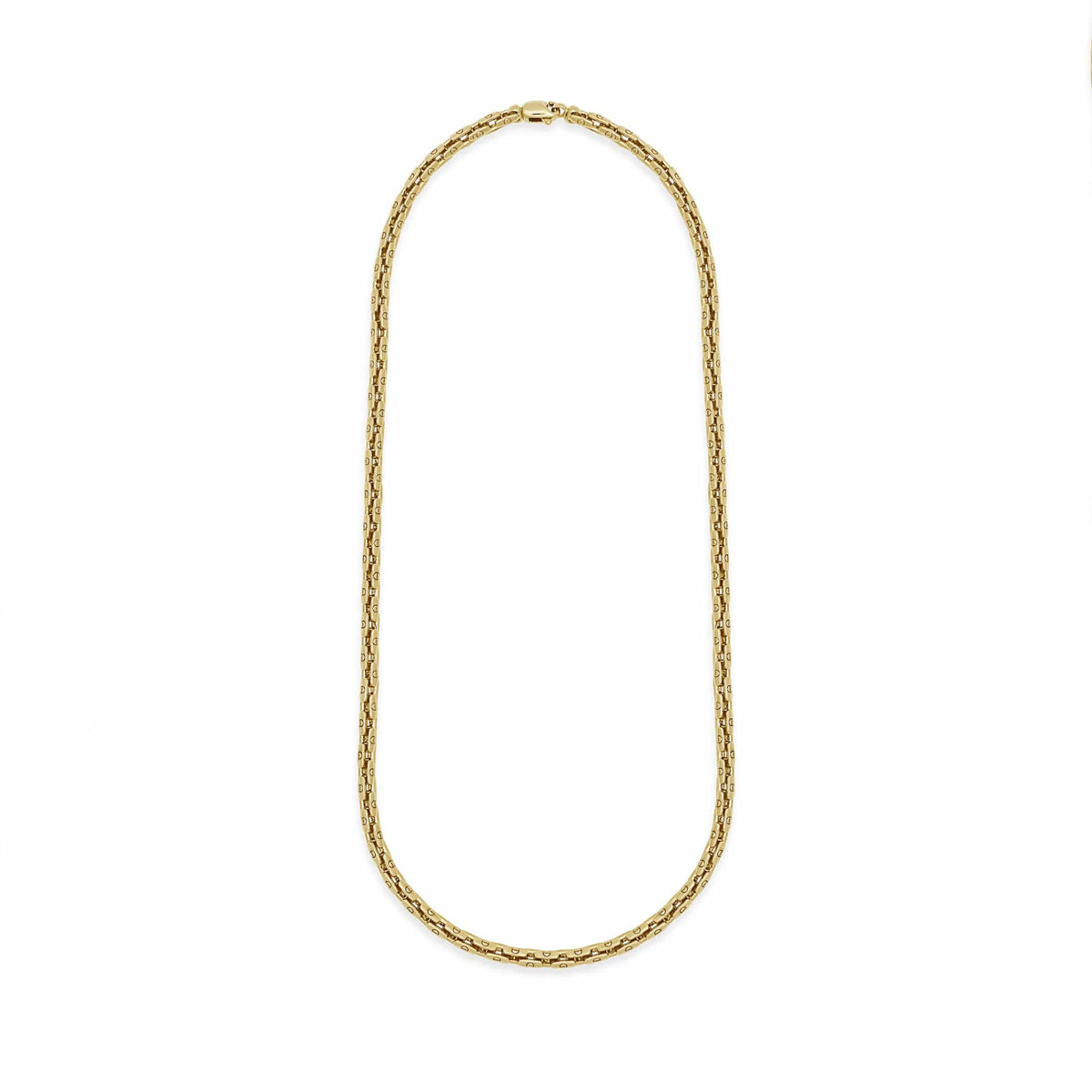 Men's Gold Anchor Chain Necklace
