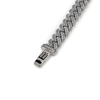 Thumbnail for Mens Cuban Link Diamond Chain White Gold Bracelet SPC-CLB-129 Wrist Aficionado