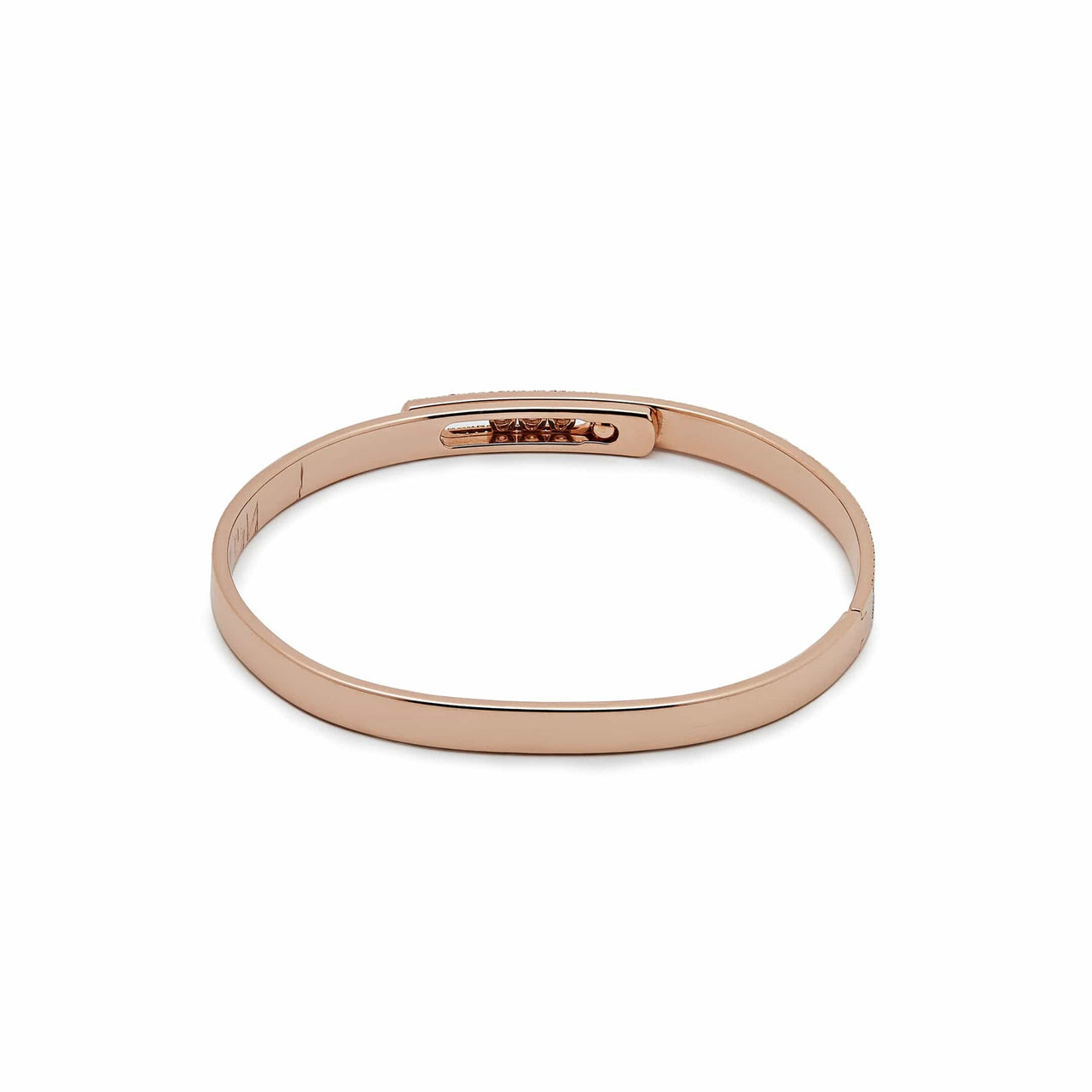 Messika 'Move Noa' Bangle Pavé Diamond Rose Gold