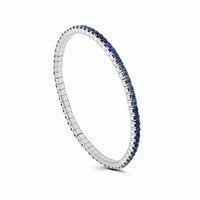 Thumbnail for Ombré Blue Sapphire Stretchy Tennis Bracelet