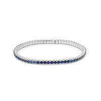 Thumbnail for Ombré Blue Sapphire Stretchy Tennis Bracelet