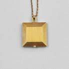 Omega Square Pocket Watch 1715 Yellow Gold Gold Dial