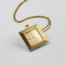 Omega Square Pocket Watch 1715 Yellow Gold Gold Dial