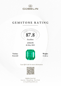 Thumbnail for One-of-a-Kind Octagonal-Cut Colombian Emerald Ring With Diamonds