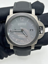 Thumbnail for Panerai Luminor Marina TuttoGrigio Titanium 44mm PAM01662 Wrist Aficionado