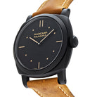 Panerai Radiomir 1940 3 Days Black Ceramic Scamosciato Strap PAM00577 Wrist Aficionado