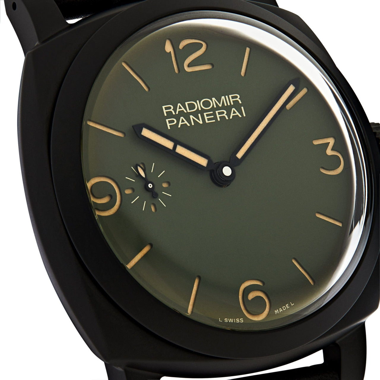 Panerai Radiomir Ceramic Green Dial 48mm PAM00997 wrist aficionado