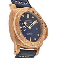 Thumbnail for Panerai Submersible Bronzo Blu Abisso PAM01074  Brushed Bronze Blue Dial