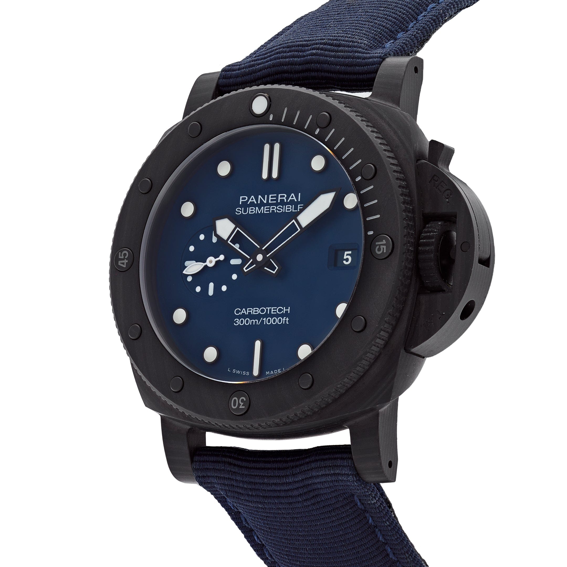 Panerai Submersible QuarantaQuattro Carbotech Blu Abisso PAM01232 Wrist Aficionado