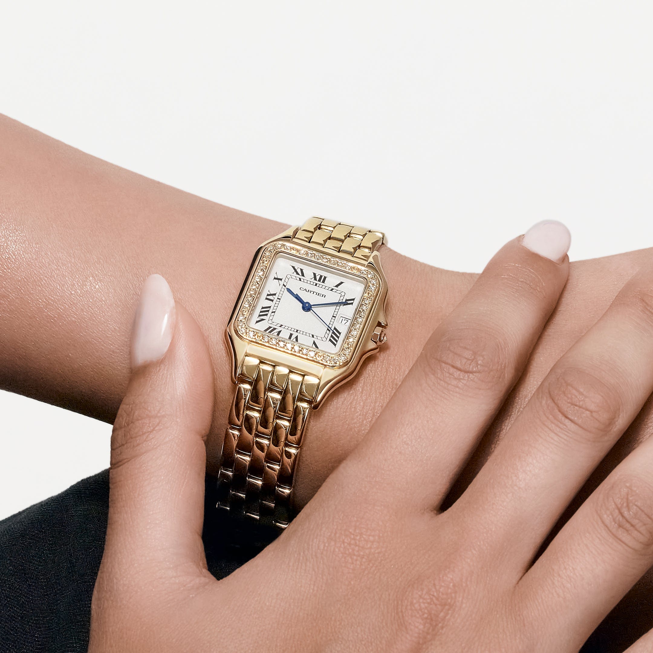 Yellow Gold Watch Cartier Panthere Watch Discontinued Cartier