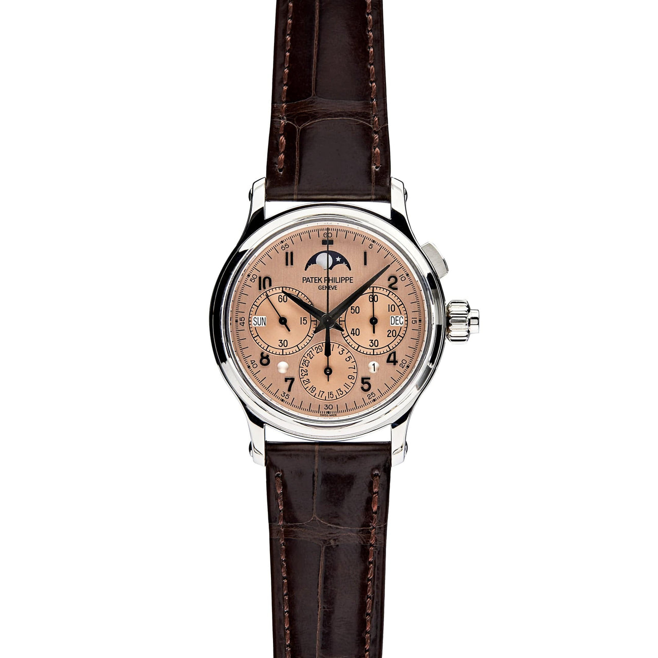 Luxury Watch Patek Philippe Perpetual Calendar Chronograph Platinum 5372P-010 Wrist Aficionado