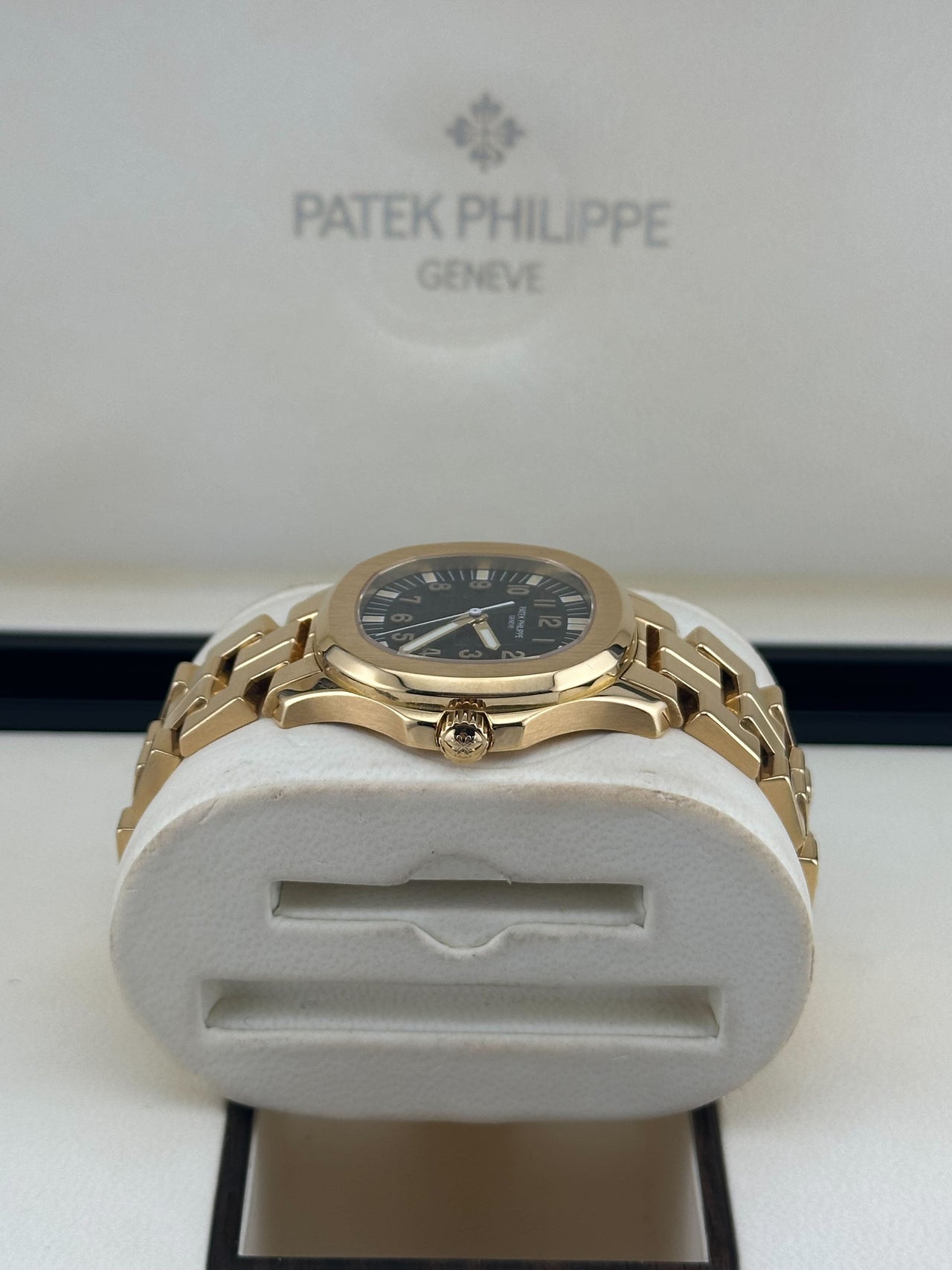 Patek Philippe Aquanaut 5066/1J Yellow Gold Black Dial