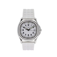 Thumbnail for Luxury Watch Patek Philippe Aquanaut Quartz Steel White Dial 5067A-001 Wrist Aficionado