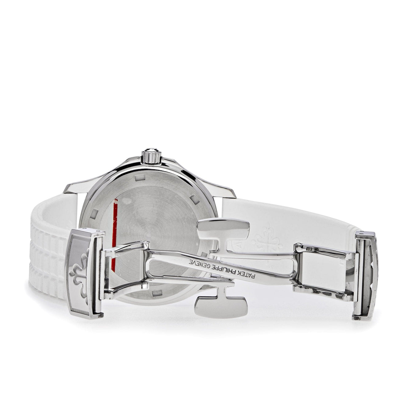 Luxury Watch Patek Philippe Aquanaut Quartz Steel White Dial 5067A-001 Wrist Aficionado