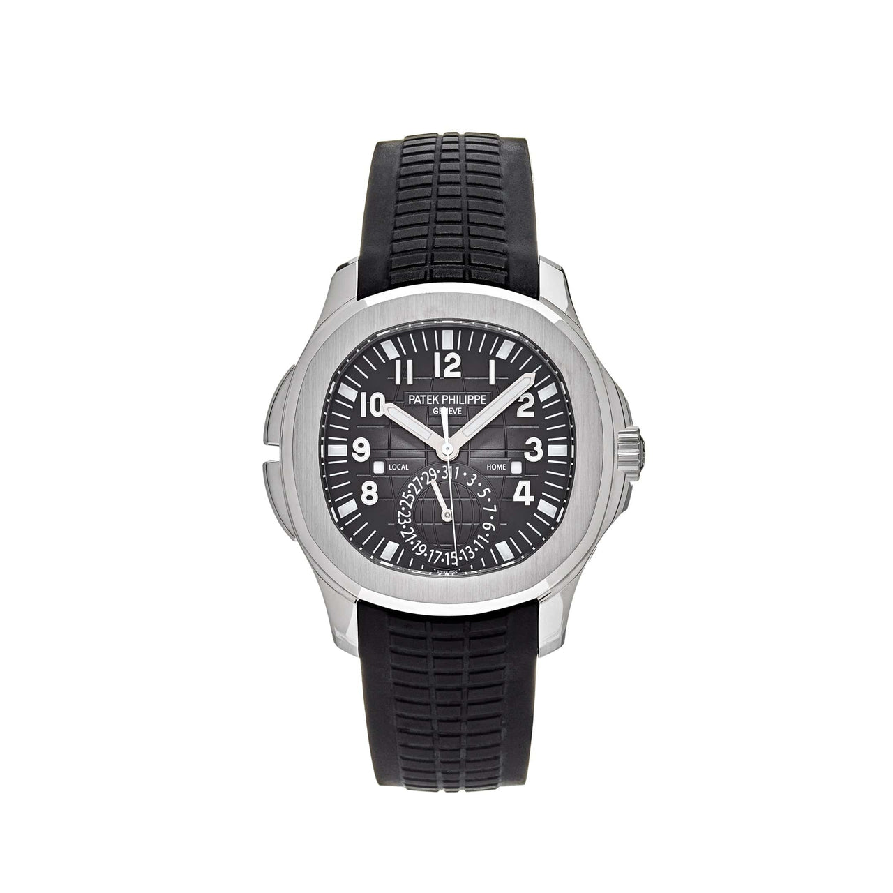 Luxury Watch Patek Philippe Aquanaut Steel Selfwinding Black Dial 5164A-001 Wrist Aficionado