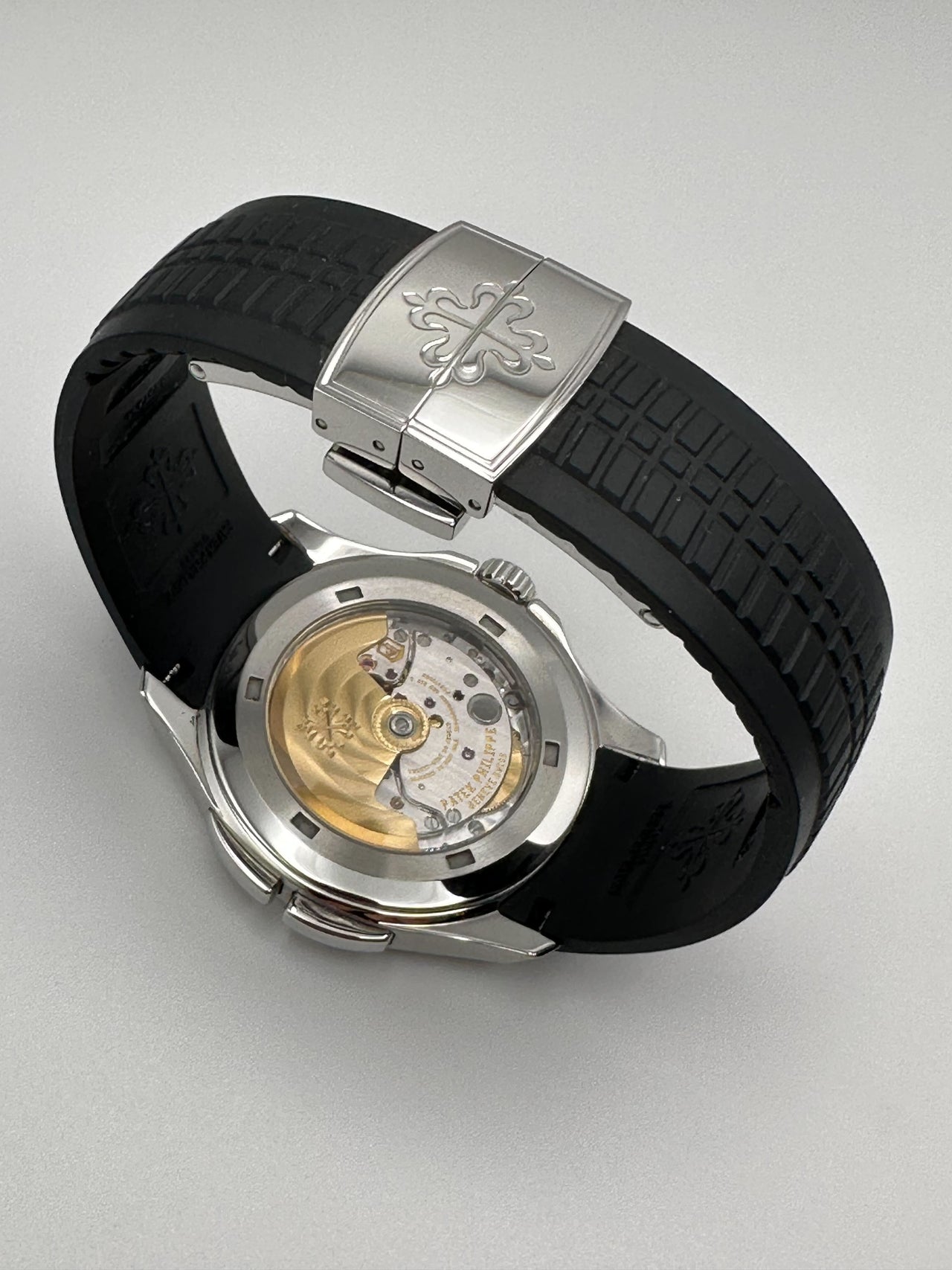 Luxury Watch Patek Philippe Aquanaut Steel Selfwinding Black Dial 5164A-001 Wrist Aficionado
