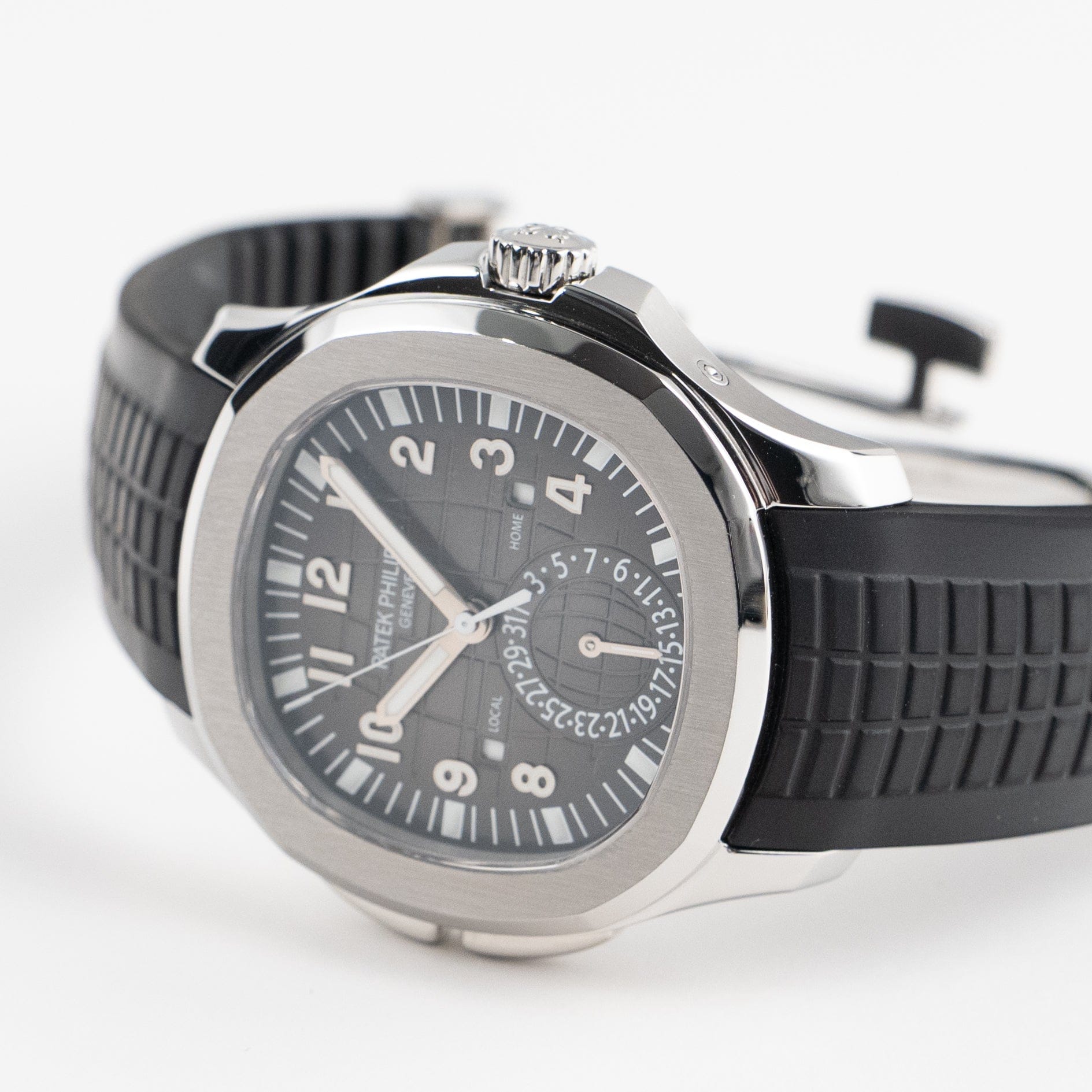 Patek Philippe Aquanaut 5164A-001 'Travel Time' Stainless Steel Black Dial (2015)