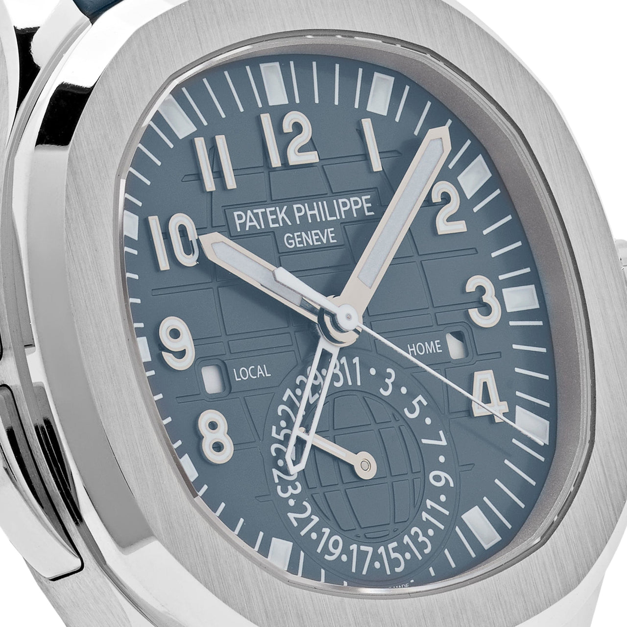 Patek Philippe Aquanaut 5164G-001 'Travel Time' White Gold Blue-Gray Dial (2024)