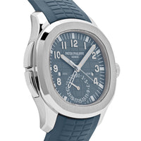 Thumbnail for Patek Philippe Aquanaut 5164G-001 'Travel Time' White Gold Blue-Gray Dial (2024)